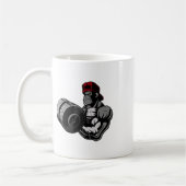 Mug Bodybuilding Gorilla Gym Strength Training Workout (Gauche)