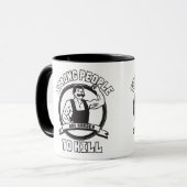 Mug Bodybuilding - Les Personnes Fortes Sont Plus Diff (Devant gauche)
