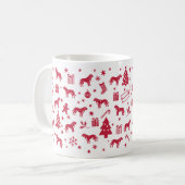 Mug Boerboel Design de Noël (Devant gauche)