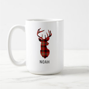 Mug Boeuf à café bûcher Plaid Deer