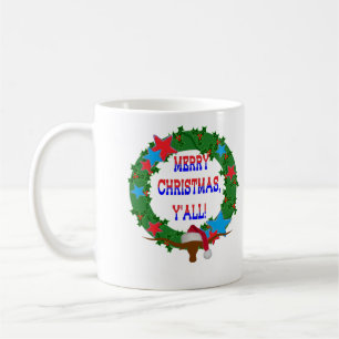 Mug Boeuf de Père Noël - Joyeux Noël vous
