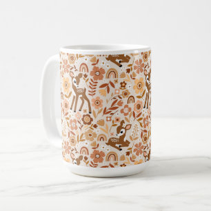 Mug Boeuf mignon cerf modèle floral