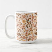 Mug Boeuf mignon cerf modèle floral (Gauche)