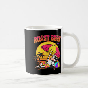 Mug Boeuf rôti Plage Vache Drôle Ferme Animal Chrétien