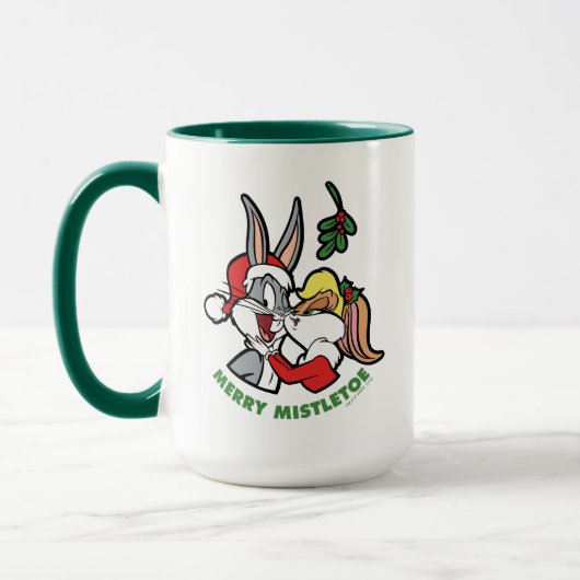 Mug BOGS BUNNY™ & Lola "Merry Mistletoe" (Gauche)
