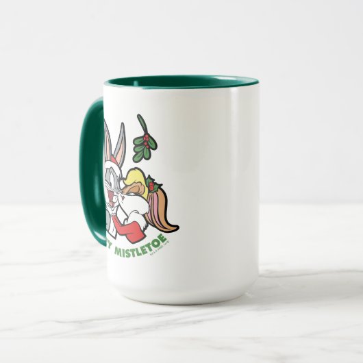 Mug BOGS BUNNY™ & Lola "Merry Mistletoe" (Devant gauche)