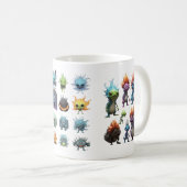 Mug Bogues d'Aliens étranges (Devant droit)