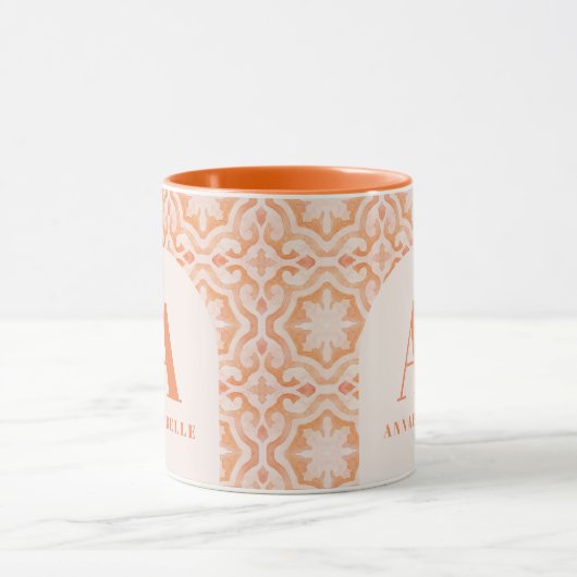 Mug Bohème aquarelle pascal marocain pêche anniversair (Centre)