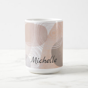 Mug Bohème arrière - plan simple monogramme de boho