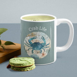 Mug Boheme Blues Crab Life Collection