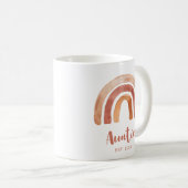 Mug Bohème Burnt Orange Rainbow Auntie Café (Devant droit)