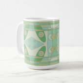 Mug Bohème Chintz Nouvel Olive Vert (Devant gauche)