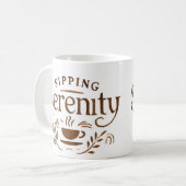 Mug bohème - Coupe de café esthétique et terrestre (Devant gauche)