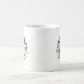 Mug Bohème Plume et Feuillage pour la Mariée (Centre)