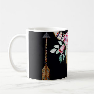Mug Bohemian Deer Skull Watercolor Art