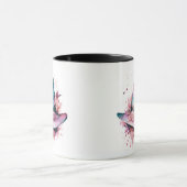 Mug Bohemian Pink and Blue Witches Casquette Halloween (Centre)