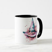 Mug Bohemian Pink and Blue Witches Casquette Halloween (Devant droit)