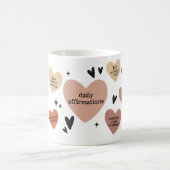 Mug Boho Affirmations Heart Teacher Cadeau (Centre)