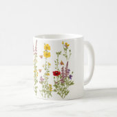 Mug Boho Anglais fleur sauvage meilleure grand-mère ja (Devant droit)
