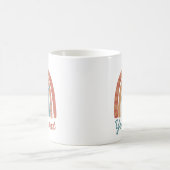 Mug Boho Arc-en-ciel et fleur mignon Musique (Centre)
