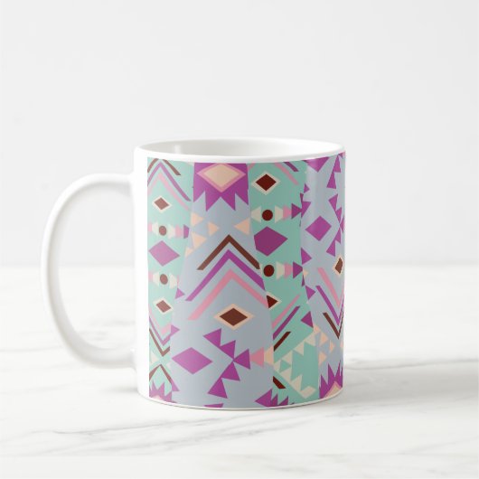 Mug Boho Aztec Abstrait (Gauche)