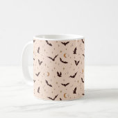 Mug Boho Bats et étoiles Motif d'Halloween (Devant gauche)