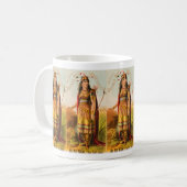 Mug Boho Buffalo Bill Plus Belle Indienne Vierge 1880s (Devant gauche)