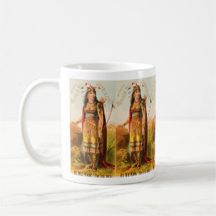 Mug Boho Buffalo Bill Plus Belle Indienne Vierge 1880s