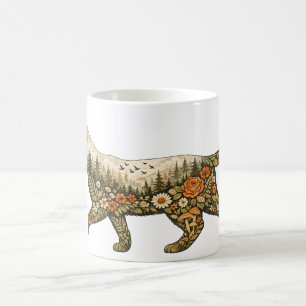 Mug Boho Cat — Nom personnalisé Fleur de Chat & Cadeau