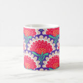 Mug Boho Chic Floral Vintage Imprimer. (Centre)