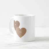 Mug Boho Chic Terracotta valentine's Day photo du coup (Devant gauche)