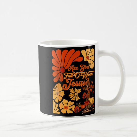 Mug Boho Christian Fall Thanksgiving Are You Fall-o-we (Droite)