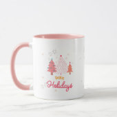 Mug Boho de Noël rose (Gauche)