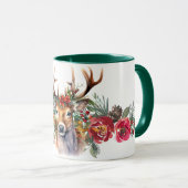Mug Boho de vacances avec logo d'entreprise (Devant droit)