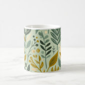 Mug Boho du milieu du siècle Floral Fleurs Fleurs sauv (Centre)
