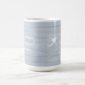 Mug BOHO Dusty Blue Driftwood Mason Jars Mariage (Centre)
