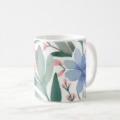 Mug Boho Fleur sauvage Aquarelle Floral Pastel (Devant droit)