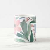 Mug Boho Fleur sauvage Aquarelle Floral Pastel (Centre)