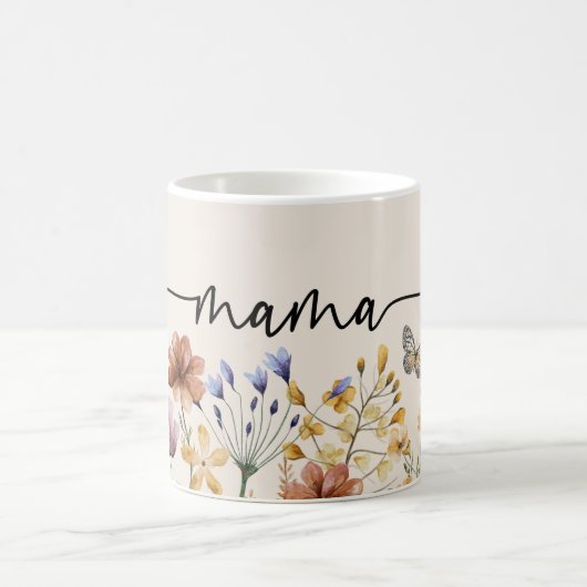 Mug Boho Fleur sauvage Mama (Centre)