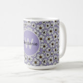 Mug Boho Fleurs Sauvages Sur Lavande (Devant droit)