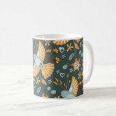 Mug Boho Floral Birds Motif de jardin (Devant droit)