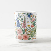 Mug Boho Floral Céleste Lune & Serpents Botanique (Centre)