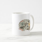 Mug Boho Floral Hedgehog (Devant droit)