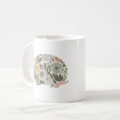 Mug Boho Floral Hedgehog (Devant gauche)