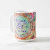 Mug Boho Floral Le meilleur est encore à venir Inspiri (Devant gauche)