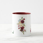 Mug Boho Floral Monogram L Café (Centre)