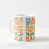 Mug Boho Floral Pastel MAMA Cadeau (Devant gauche)