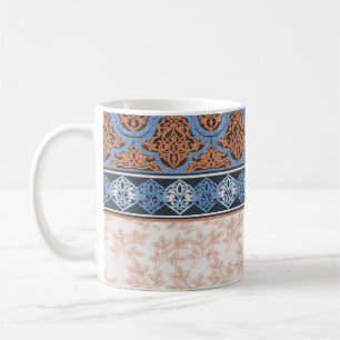 Mug Boho Floral Stripes : Ethnic Seamless Collection