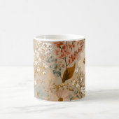 Mug Boho Folk Autumn Cozy Flowers Neutral Floral (Centre)