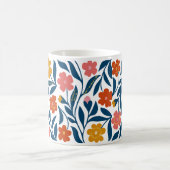 Mug Boho Folk Floral Art, Affirmation Positive Cadeau (Centre)